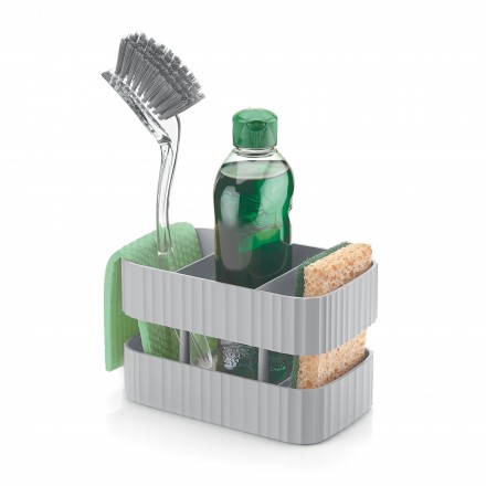 Set Organizer Per Lavello Dispenser Di Sapone Liquido + Bottiglia +  Contenitore - ND - Idee regalo